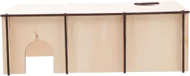 1pc Wooden Hamster Nest Multi-Chamber Hideout for Animals Natural Material for Hamsters Gerbils and Mice Sleep
