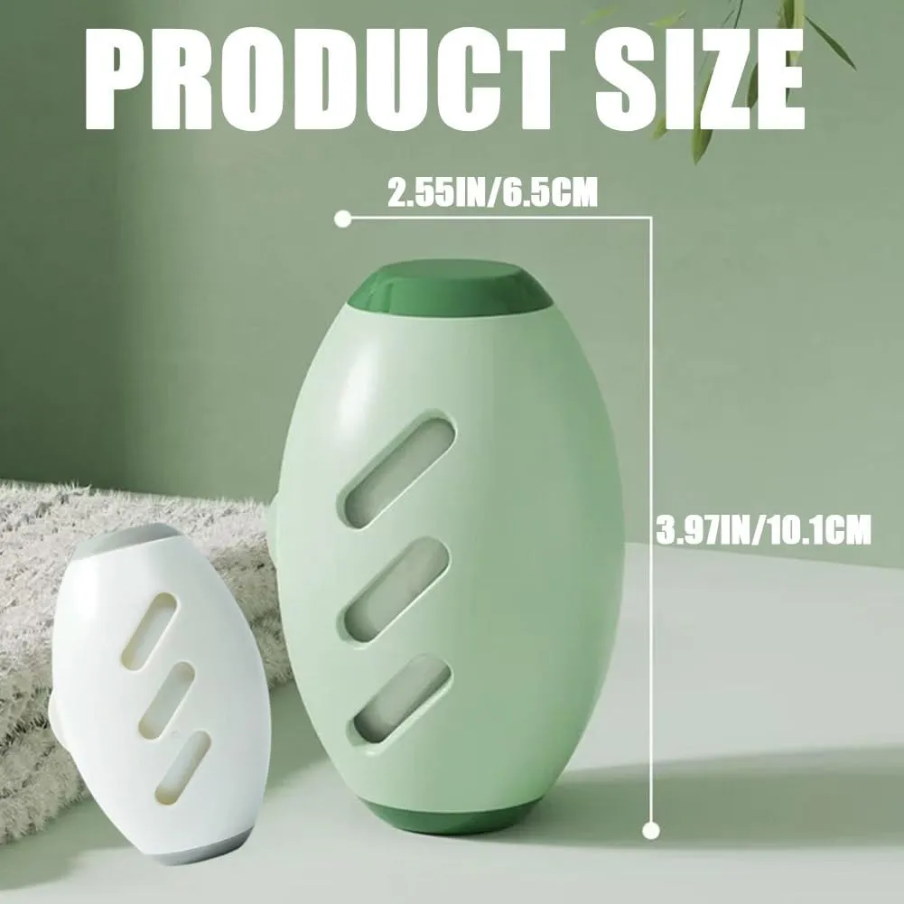 Blinksify Pet Hair Remover, Blinksify Reusable Pet Fur Collector, Blinksify Reusable Lint Roller for Clothes, Washable Lint Roller Ball, Portable Lint Ball Remover, Extra Sticky Roller(2*Green)