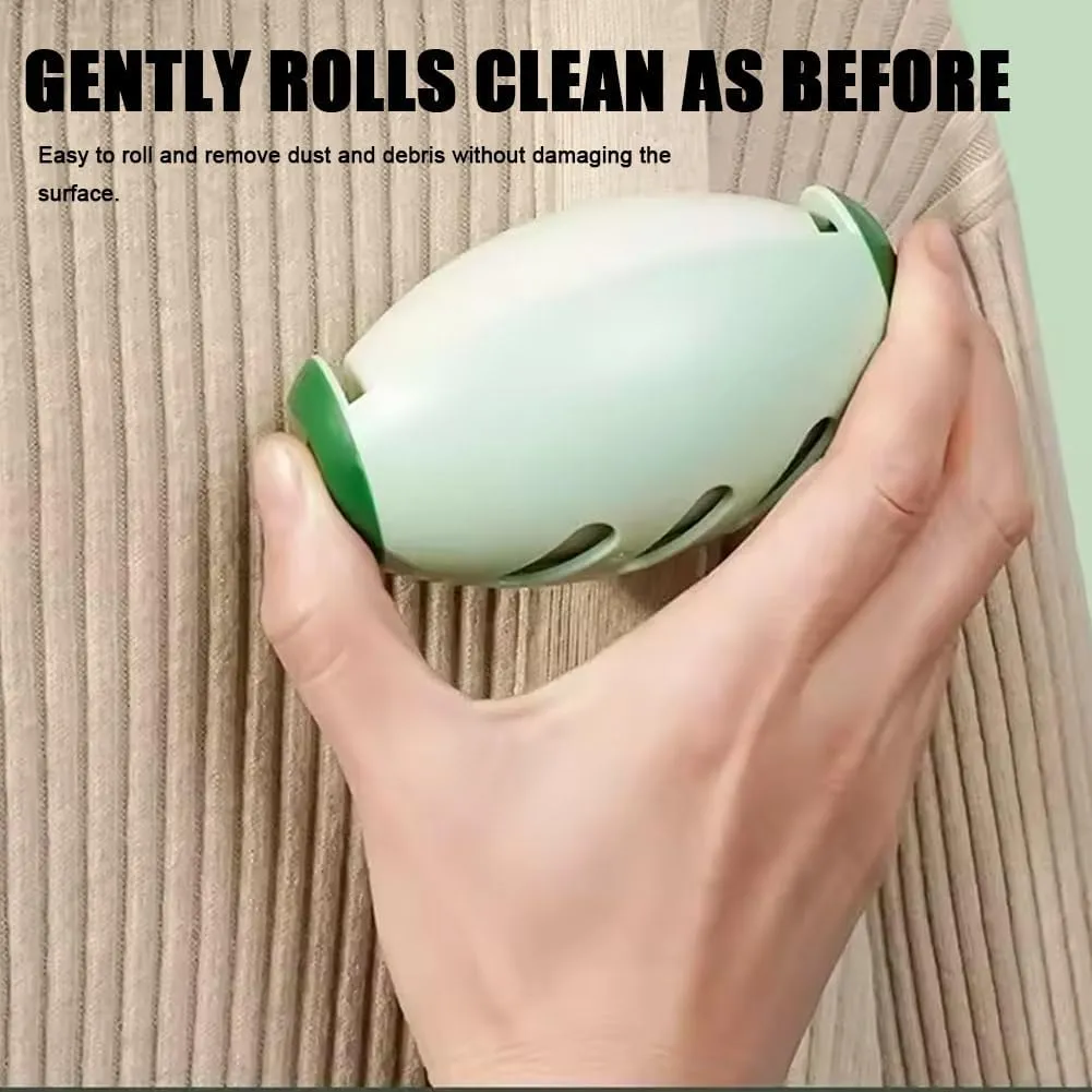 Blinksify Pet Hair Remover, Blinksify Reusable Pet Fur Collector, Blinksify Reusable Lint Roller for Clothes, Washable Lint Roller Ball, Portable Lint Ball Remover, Extra Sticky Roller(2*Green)