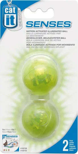 Catit Design Senses Illuminated Ball - 2-Pack