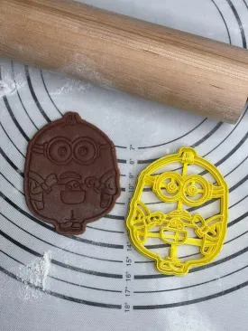 Otto With Pet Rock Cookie Cutter & Mold 4.5-Inch-Scale Produced by 3D Kitchen Art