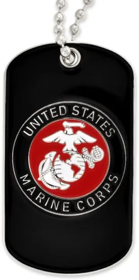 PinMart Officially Licensed U.S.M.C. Dog Tag - Engravable